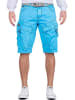 Cipo & Baxx Herren Regular Fit Shorts Mid Waist in Light Blue