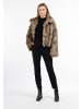 DreiMaster Klassik Faux Fur Jacke in Braun