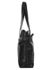 SPIKES & SPARROW Shopper echt Leder in schwarz