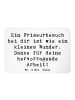 Mr. & Mrs. Panda magnet Spruch Friseur Wunder mit Spruch in Weiß