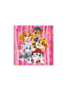 Paw Patrol Happy Team Handtuch, Gesichtstuch 30x30cm