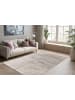 Vivorum Wohnzimmer Teppich – Kurzflorteppich Chalk 425 in silber - beige