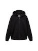 TOM TAILOR Denim Sweat-Jacke in schwarz