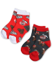 Fußballverein 1. FC Köln Kinder Socken "Kindersocken Jecke Söck 2er Paar" in Multicolor