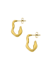 grassland Women Butterfly Clutch Earrings in Gold