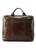 Jost Skagen Aktentasche Leder 38 cm Laptopfach redbrown
