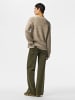 Pieces Pullover in Greige