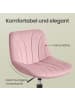 VASAGLE Barhocker Tyra in Rosa - (B)46.5 x (H)(65.5-77.5) x (T)43 cm
