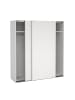 ebuy24 Kleiderschrank Catania Weiß 179 x 67 cm