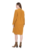 Ulla Popken Midikleid in goldbraun