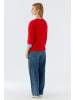 Oui Pullover in high risk red