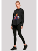 F4NT4STIC Oversized Hoodie Vulkanausbruch in schwarz