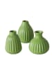 Boltze Vase Esko 3er-Set in grün