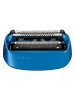 Braun Ersatzscherkopf "CoolTec - 40B Cassette" in Blau