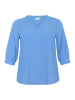 KAFFE curve Langarm-Bluse KClunda in Ebb and Flow
