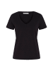 Oui T-Shirt CARLI 100% Bio-Baumwolle in black