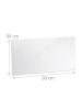relaxdays Spritzschutz in Transparent - (B)90 x (H)50 cm