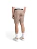 TOM TAILOR Denim Short in beige tonal twill structure