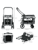 Pawhut Hundewagen 81L x 58B x 97,5H cm