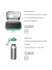 Mepal 2er Set Edelstahl-Lunchset Campus in Unicorn Glow