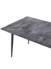 Beliani Esstisch TOLENTINO in Grau - (W) 90 x (H) 75 x (L) 180 cm