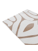 Beliani Kurzflor HARTZ in Beige/Weiß - (W) 160 x (L) 230 cm