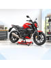 relaxdays Motorrad-Rangierhilfe in Rot - (B)43 x (H)8 x (T)56 cm