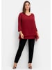 sheego Blusenshirt in rubinrot