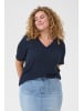 KAFFE curve T-shirt KCedina Loose fit in Midnight Marine
