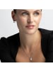 Luxenter Rhodium-plated sparkling zirconia necklace - Alphabet