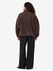 Noisy may Fleecejacke in Chocolate Brown1
