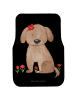 Mr. & Mrs. Panda Automatte Hund Dame ohne Spruch in Schwarz