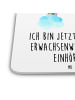 Mr. & Mrs. Panda Bierdeckel Einhorn Pupsen mit Spruch in Weiß