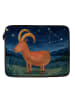 Mr. & Mrs. Panda Laptop Tasche Sternzeichen Steinbock Design ohn... in Weiß