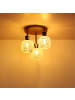 Globo lighting Deckenleuchte "BROKANA" in black
