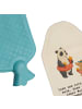 Mr. & Mrs. Panda Wärmflasche Panda Schwimmbad Pommes mit Spruch in Weiß
