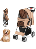 COSTWAY Hundewagen in Beige