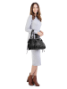 Samantha Look Shopper echt Leder in schwarz