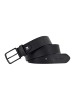 Pierre Cardin Ledergürtel Basic in Schwarz