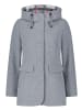 AMBER & JUNE Winterjacke mit Kapuze in Grey Melange