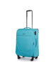 Stratic Strong 4 Rollen Trolley M 65 cm mit Dehnfalte in petrol