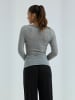 Seamless Basic Top Cotton in Grey Melange