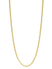 Adeliás Damen Halskette – Panzerkette aus 333 Gold 50 cm in gold