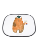 Mr. & Mrs. Panda Fensterblende Auto Bär Prüfung ohne Spruch in Weiß