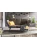 home24 Loungesofa Solene in Anthrazit / Braun