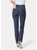 GOLDNER Kurzgröße:  Damen Jeans Slim Fit LOUISA, Stretch in dunkelblau