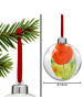 Mr. & Mrs. Panda Christbaumanhänger Blume Mohnblume Design ohne ... in Weiß
