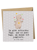 Mr. & Mrs. Panda Geschenkkarte Bär Jonglieren mit Spruch in Grau Pastell