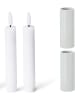 Novaliv Novaliv 2er-Set Stabkerzenhalter Kerzenständer magnetisch Weiss 2,8x5c in Weiß
