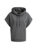 Smith&Soul Oversize Sleeveless Hoodie Cape in Antracite Melange
